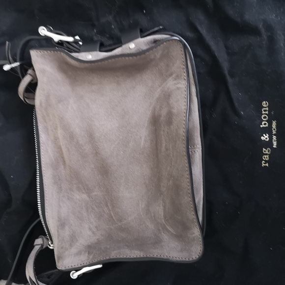 Rag and Bone suede small messenger - Picture 4 of 5